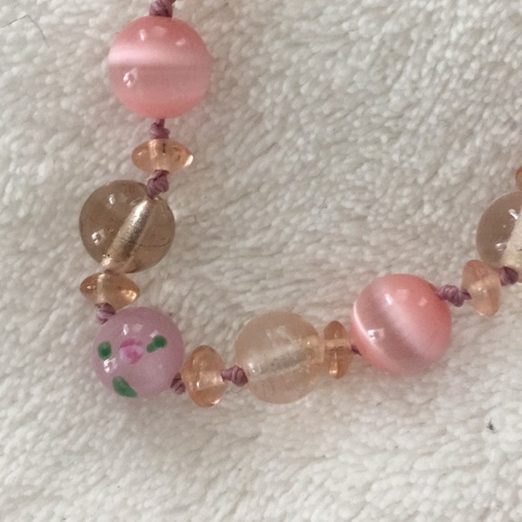 FREE WITH PURCHASE 6” Pink bead bracelet - Picture 3 of 3
